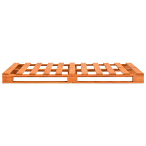 vidaXL Pallet Bed Brown Pine Wood 140x200 cm