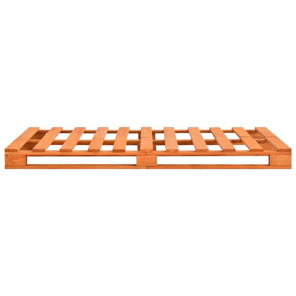 vidaXL Pallet Bed Brown Pine Wood 140x200 cm