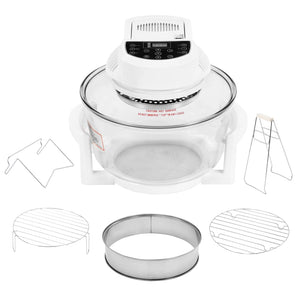 vidaXL Halogen Convection Oven with Digital Timer 1400 W 17 L