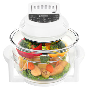 vidaXL Halogen Convection Oven with Digital Timer 1400 W 17 L