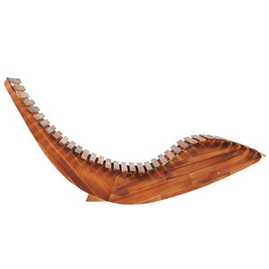 vidaXL Rocking Loungers 2 pcs Solid Acacia Wood