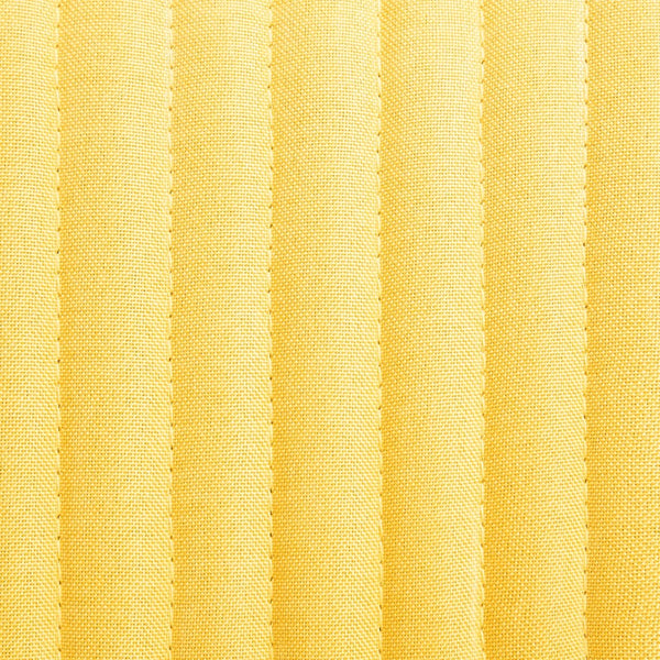 vidaXL Dining Chairs 6 pcs Yellow Fabric