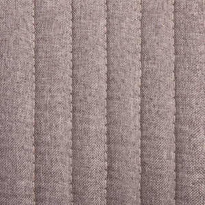 vidaXL Dining Chairs 4 pcs Taupe Fabric