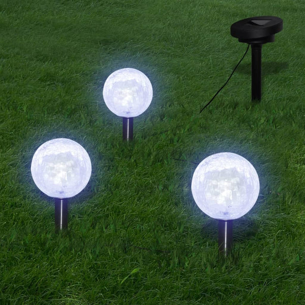 vidaXL Garden Lights 6 pcs. LED with Ground Spikes & Solar Panels