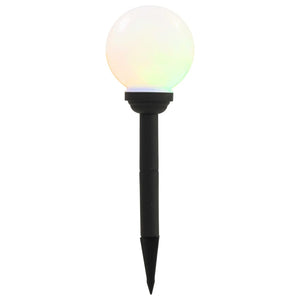 vidaXL Outdoor Solar Lamps 8 Pcs. LED Ball 15 cm RGB
