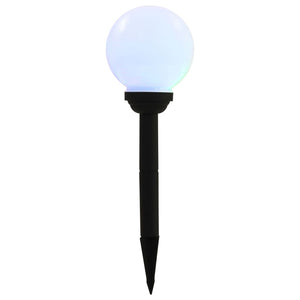 vidaXL Outdoor Solar Lamps 8 Pcs. LED Ball 15 cm RGB