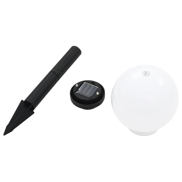 vidaXL Outdoor Solar Lamps 8 Pcs. LED Ball 15 cm RGB