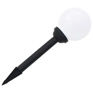 vidaXL Outdoor Solar Lamps 8 Pcs. LED Ball 15 cm RGB
