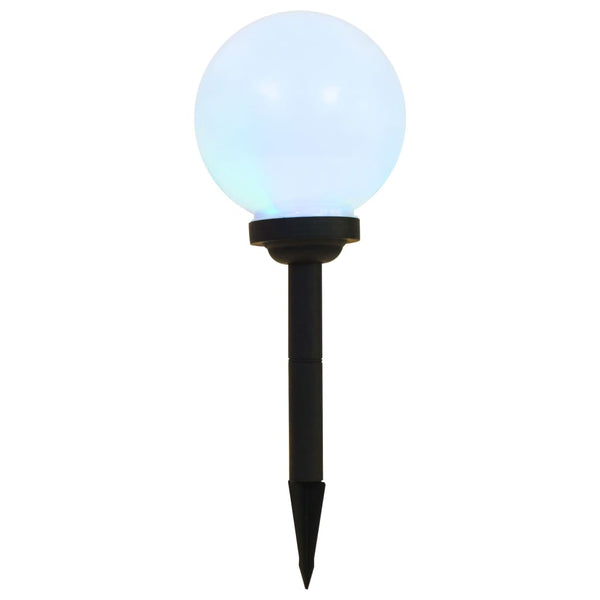 vidaXL Outdoor Solar Lights 6 pcs. LED Sphere 20 cm RGB