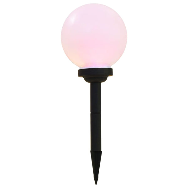 vidaXL Outdoor Solar Lights 6 pcs. LED Sphere 20 cm RGB