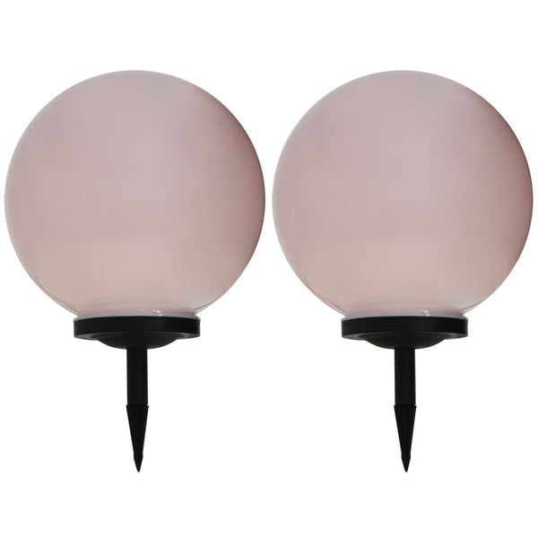 vidaXL Outdoor Solar Lamps 2 pcs. LED Sphere 40 cm RGB