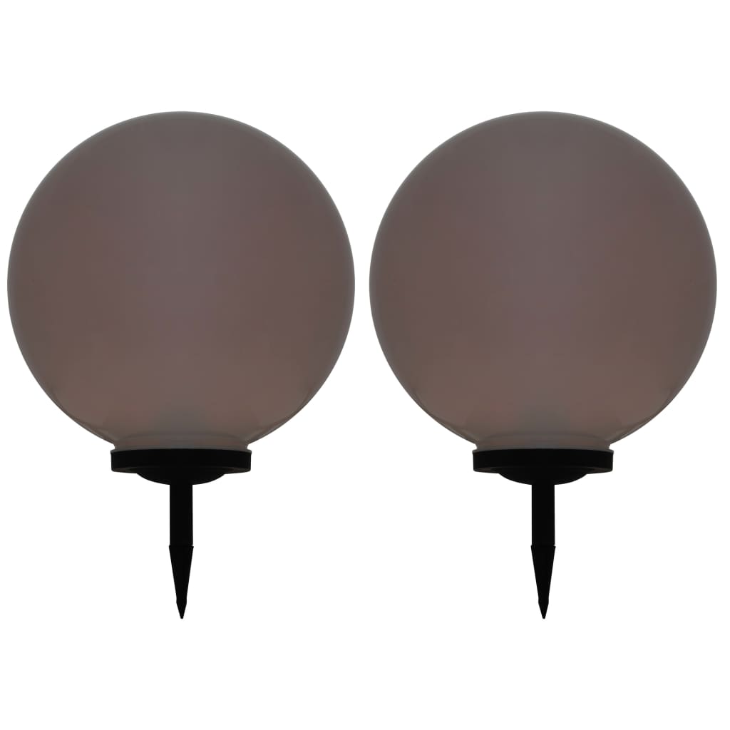 vidaXL Outdoor Solar Lights 2 pcs. LED Sphere 50 cm RGB