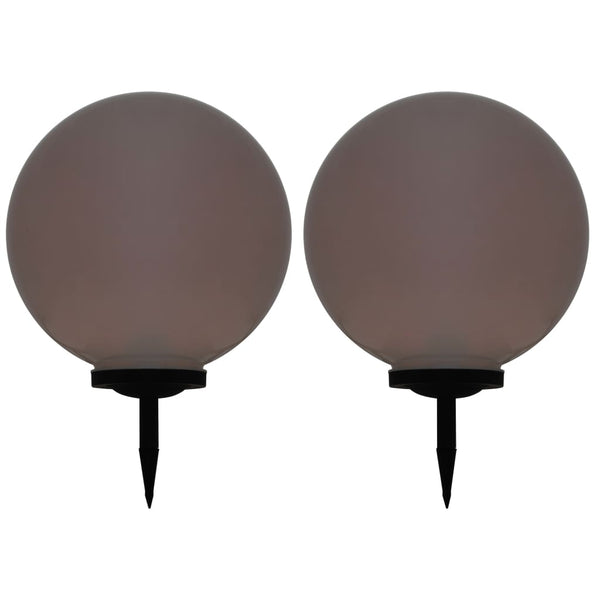 vidaXL Outdoor Solar Lights 2 pcs. LED Sphere 50 cm RGB