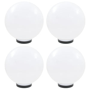 vidaXL LED Garden Lights 4 pcs. Spherical 30 cm PMMA