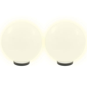 vidaXL LED Garden Lights 4 pcs. Spherical 30 cm PMMA