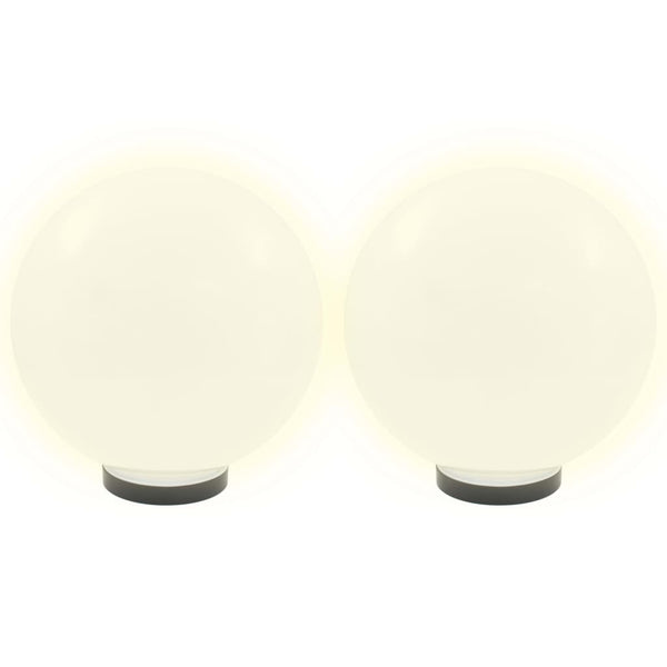 vidaXL LED Garden Lights 4 pcs. Spherical 30 cm PMMA