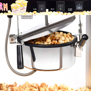 vidaXL Popcorn Machine with Teflon Cooking Pot 1400 W