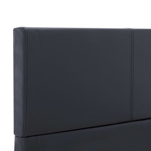 vidaXL Bed Frame Black Faux Leather 90x200 cm