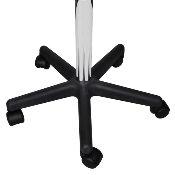 vidaXL Office Stools 2 pcs White 35.5x84 cm Faux Leather