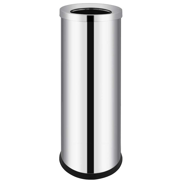 vidaXL Hotel Waste Bin Stainless Steel 32 L