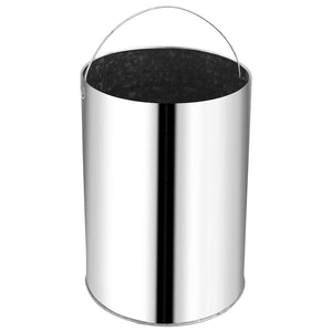 vidaXL Hotel Waste Bin Stainless Steel 32 L