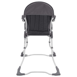 vidaXL Baby Highchair Grey and White