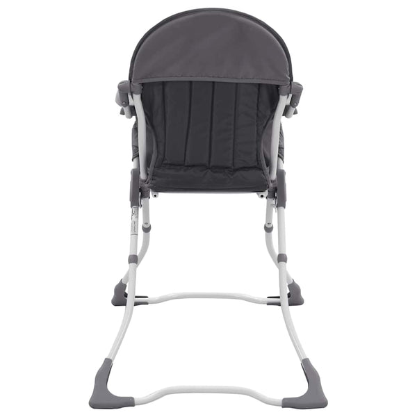 vidaXL Baby Highchair Grey and White