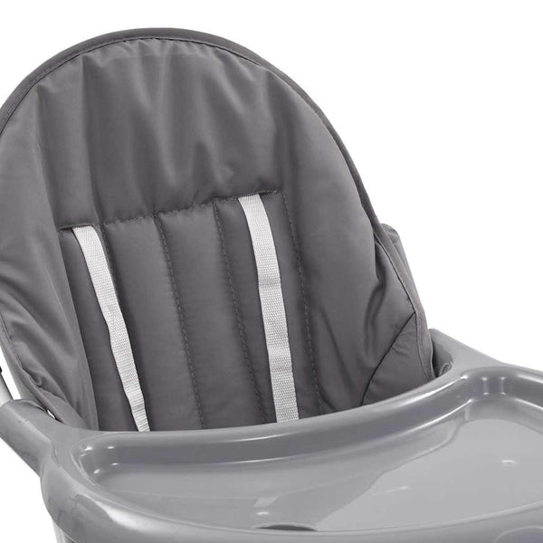 vidaXL Baby Highchair Grey and White