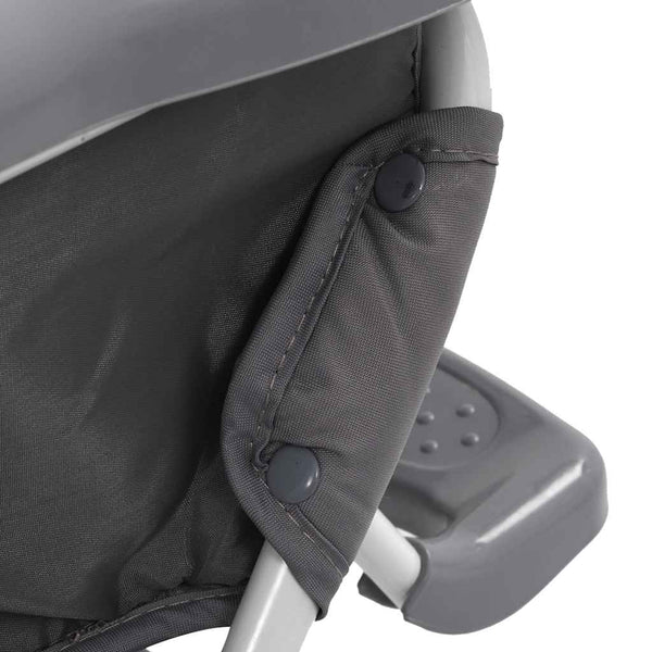 vidaXL Baby Highchair Grey and White
