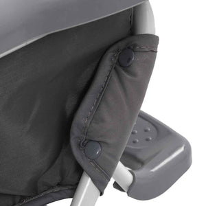 vidaXL Baby Highchair Grey and White