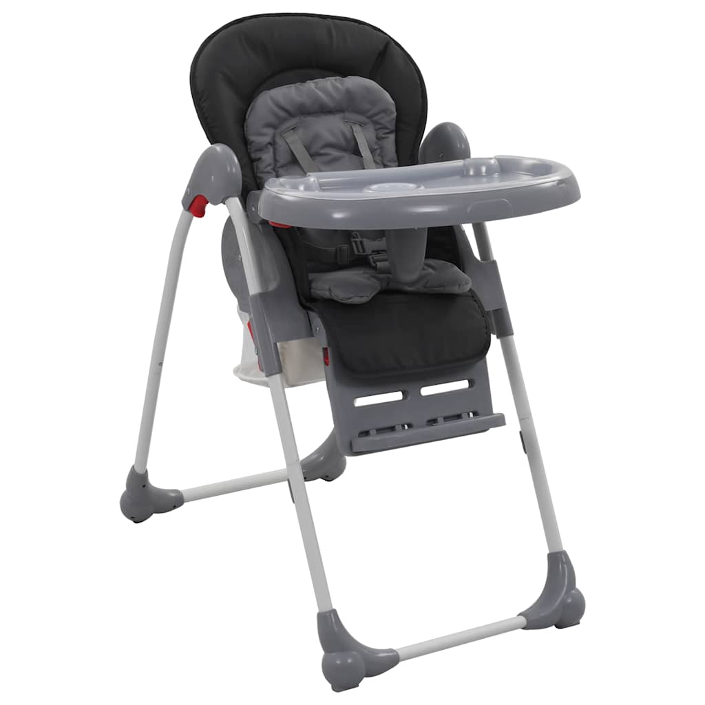 vidaXL Baby High Chair Grey