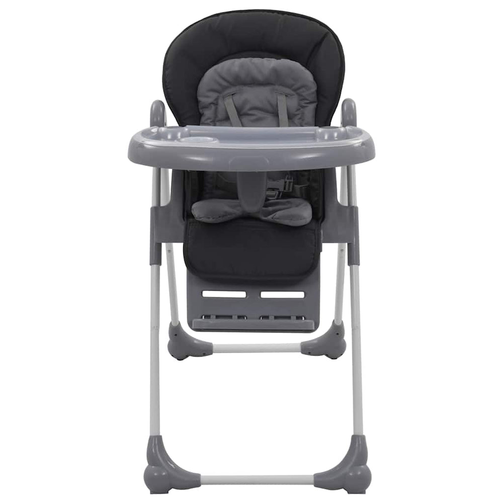 vidaXL Baby High Chair Grey