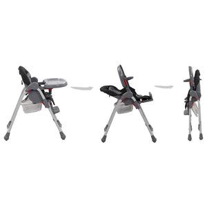vidaXL Baby High Chair Grey