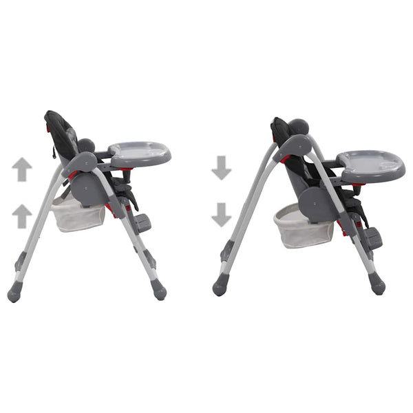 vidaXL Baby High Chair Grey