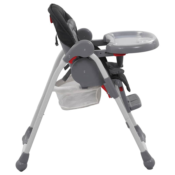 vidaXL Baby High Chair Grey