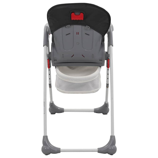 vidaXL Baby High Chair Grey
