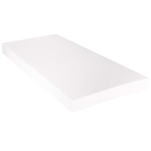 vidaXL Bed with Mattress White Faux Leather 90 x 200 cm