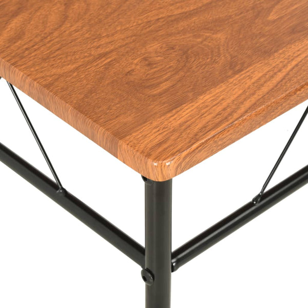 vidaXL Dining Chairs 2 pcs. Brown MDF