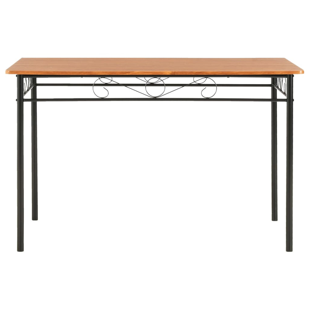 vidaXL Dining Table Brown 120x70x75 cm MDF
