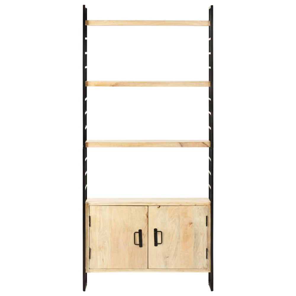 vidaXL Bookcase 4 Tiers 80x30x180 cm Solid Mango Wood