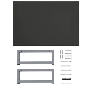 vidaXL Bathroom Cabinet Grey 60x40x16.3 cm