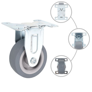 vidaXL 12 pcs. Fixed Casters 50 mm
