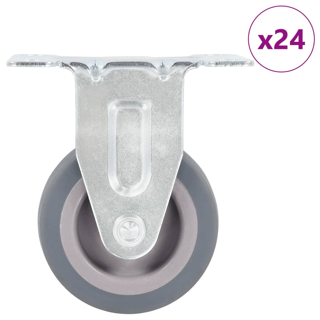 vidaXL 24 Swivel Casters 50 mm