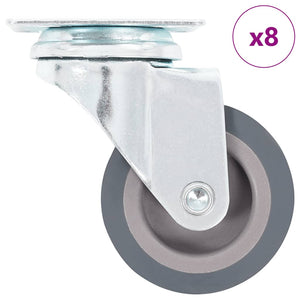 vidaXL 8 Pcs Swivel Casters 50 mm