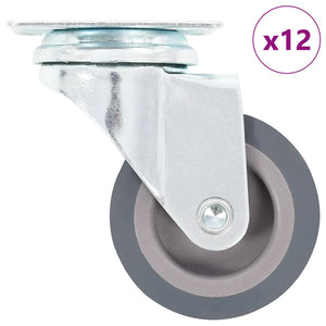vidaXL 12 pcs. Swivel Casters 50 mm
