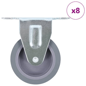 vidaXL 8 Pcs. Swivel Casters 75 mm