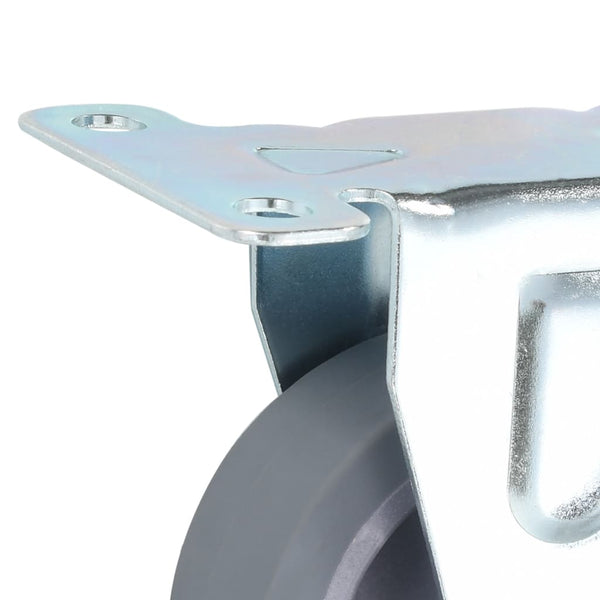 vidaXL 24 Pcs. Fixed Casters 75 mm