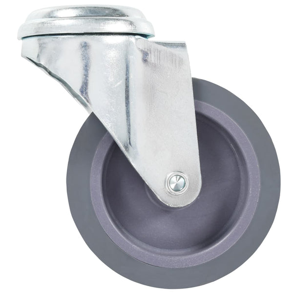 vidaXL 16 Swivel Castor Wheels with Bolt Hole 75 mm