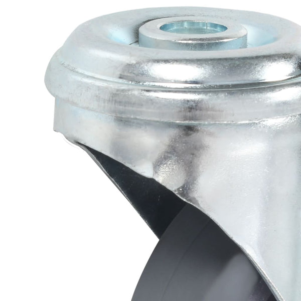 vidaXL 24 Pcs. Swivel Casters with Bolt Hole 75 mm