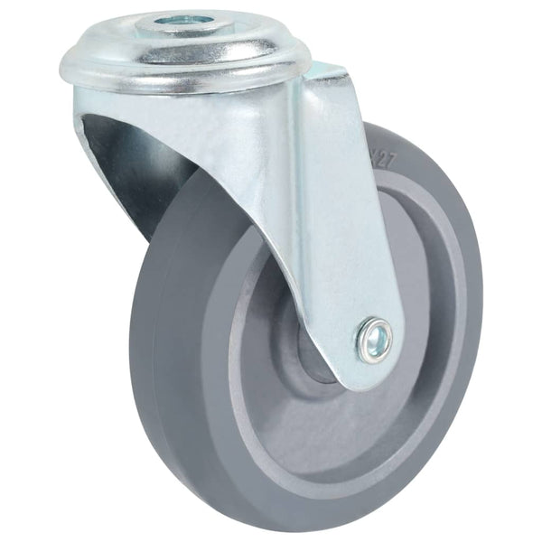 vidaXL 16 Pcs. Swivel Casters with Bolt Hole 100 mm